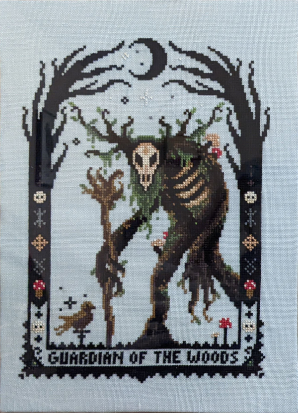 Photo of 'Leshy' finished cross stitch project