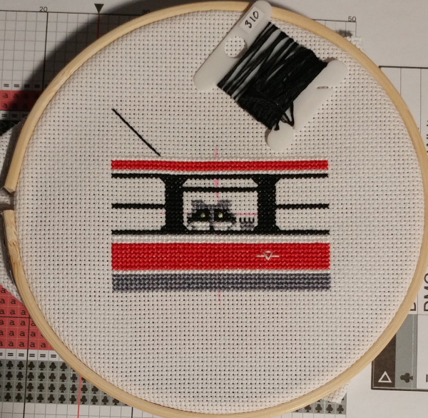Photo of 'TTC Raccoon' finished cross stitch project
